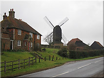 TQ8331 : Rolvenden Windmill, Benenden Road by Oast House Archive