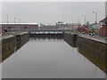 TA1228 : The lock at Alexandra Dock, Hull by Ian S