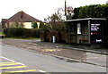 Zoopla advert on a Swansea Road bus shelter, Pontlliw