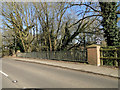 Bridge guardrail on the A1065 over the River Wissey