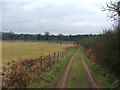 Bridleway leading from Stakenbridge to Blakedown