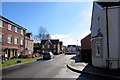 Towards Cwrt Rebecca from the corner of Heol Daniel, Pontarddulais