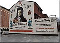 William of Orange Mural at the entrance to Sandy Row