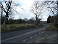 Lane junction east of Eryrys