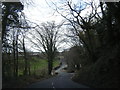 Ffordd Nercwys nears Terrig Bridge