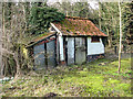 Old building on the edge of Church Plantation