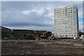 Maisonette demolition, Flint