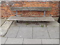 TM1744 : Seat on the A1071 Woodbridge Road by Geographer