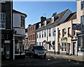 Bury St Edmunds: the corner of Guildhall Street