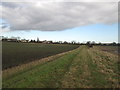 Footpath towards Goose Carr Lane