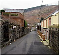 Hillside view along Pleasant View, Cymmer