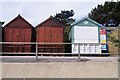 Beach Huts at Friars Cliff