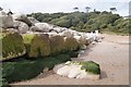 SZ2092 : Breakwater at Highcliffe by ad acta