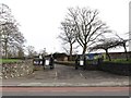 Entrance to Ormeau Park on the Ormeau Road, opposite Candahar Street