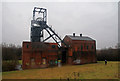 SE3606 : Barnsley Main Colliery in heavy sleet by Chris Allen