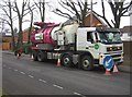 Dirty job, colourful truck