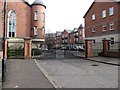 The Bell Tower Apartment development at the top of Ormeau Road