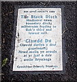 The Black Ditch marker, Usk