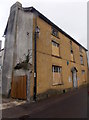 Derelict building on an ancient Roman site in Usk