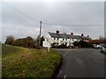 TL8144 : Junction and row of cottages, Pentlow by Bikeboy
