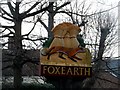 Foxearth, village sign