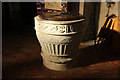 TL0221 : Dunstable Priory font by Richard Croft