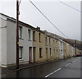 Houses at the eastern end of High Street, Abergwynfi