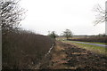 Cleaned out dike by the wide road (drove road?) south of Old Woodhall