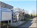 Kidbrooke station cycle parking