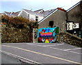 Noddfa mural, Caerau