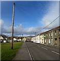 Wires over Coegnant Road, Nantyffyllon