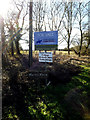 TM1176 : Marsh Farm signs by Geographer