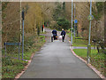 Cycle path, Warfield Park