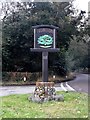 Village sign, Nowton