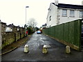 A closed-off avenue, Woodvale Avenue, Omagh