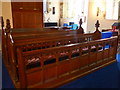 SD4491 : St Mary Crosthwaite: choir stalls by Basher Eyre