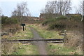 Footpath crossing railway