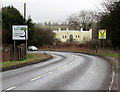 Junction at a sharp bend ahead, Littledean