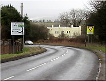 SO6613 : Junction at a sharp bend ahead, Littledean by Jaggery