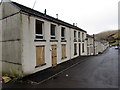 SS8996 : Boarded-up houses in Scotch Street Abergwynfi by Jaggery