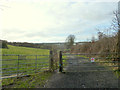 Footpath along the Douglas Valley to Dean Wood and Ayrefield House