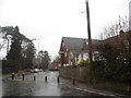 Headley Road at the junction of Lindford Road