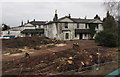 Woodlands House tree stumps, Malpas, Newport