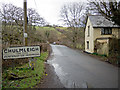 The B3096 at Chulmleigh Bridge on the Little Dart River