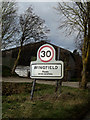 TM2176 : Wingfield Village Name sign on Syleham Road by Geographer