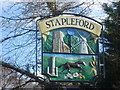 The village sign at Stapleford