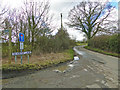 The road past Boxbush Lane, Dennington