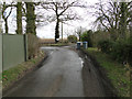 The Roman Road carries straight on from here, past the bins