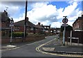 Newcastle-under-Lyme: junction of Vessey Terrace and Belgrave Road