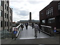 TQ3280 : Millennium footbridge and Tate Modern by Chris Allen